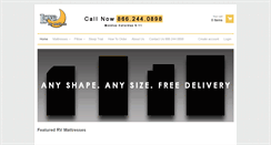 Desktop Screenshot of lovemymattress.com